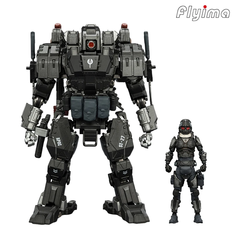[AUF LAGER] JOYTOY Dark Source 1/25 Actionfigur APOC Serie Mystic Armor 02 Assault Mech&Steel Ride Corps Sniper Cinder Modell