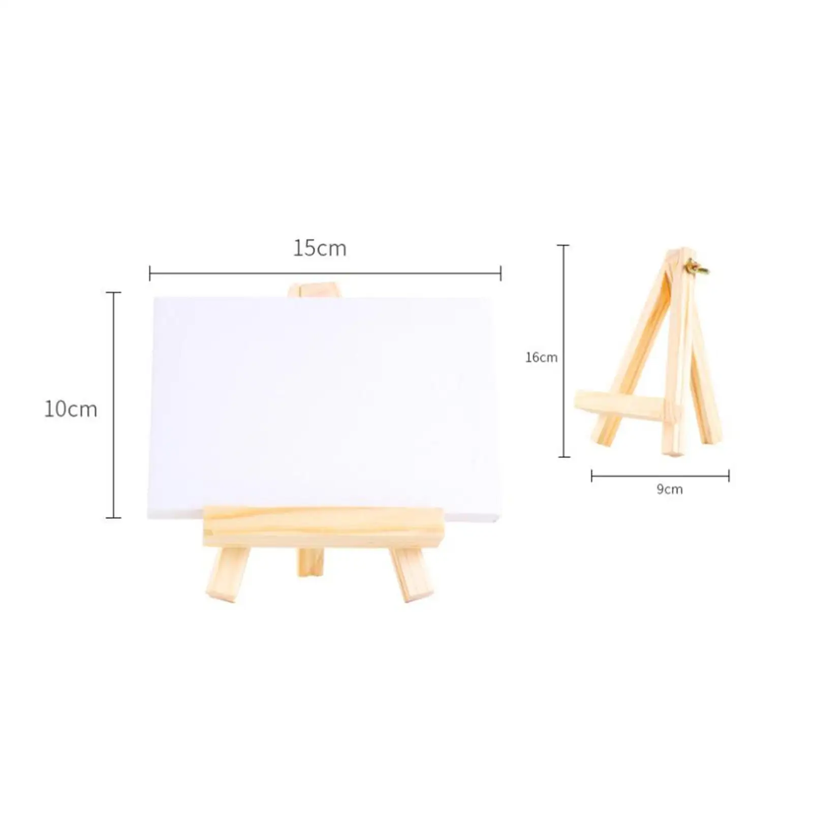 Mini Wood Easel Frame Children Painting Craft Display Tripod Easel Stand