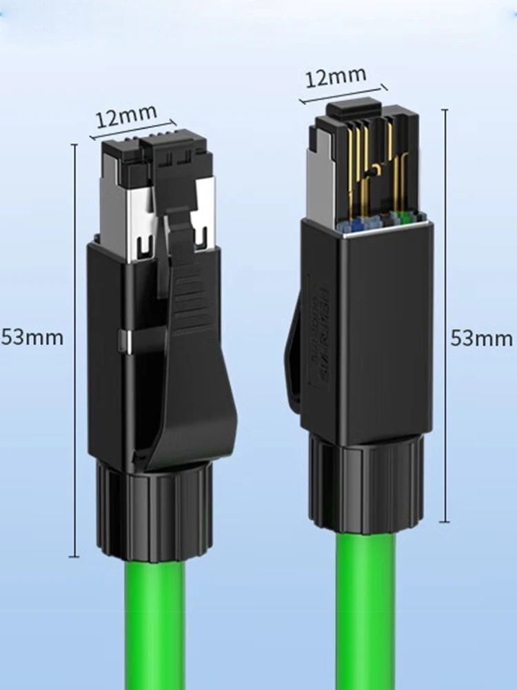 Shakeproof Shockproof Industrial Shielded SFTP Ethernet Cable Profinet Patch Cord For Siemens High Flexibility Drag Chain Cable