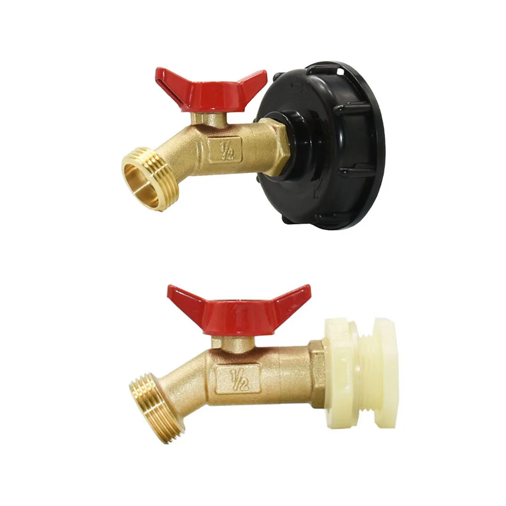 

Brass 3/4 inch Thread IBC Tank Adapter S60 To 3/4 Connector Garden Ton Barrel Connect Faucet 1000 Liter IBC Tank Fitting