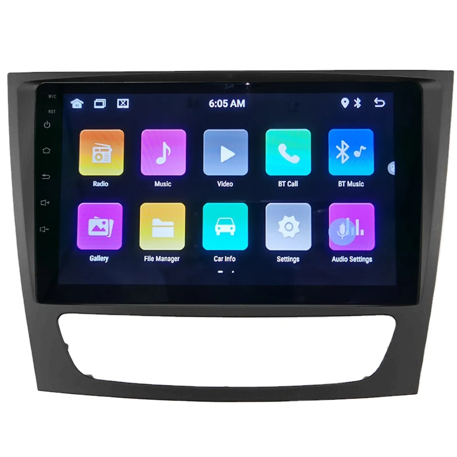 9/10 Inch Frame Capacitive  1+6G Car Stereo Mp5 Navigation Player Audio  Radio Android  Auto Electronics For W211