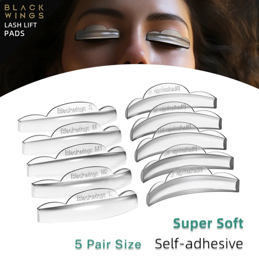 

5Sizes Eyelash Perming Curler Lift Pads Eyelash Perm Pads Rods For LashLift Silicone For Eyelashes Makeup Beauty Too