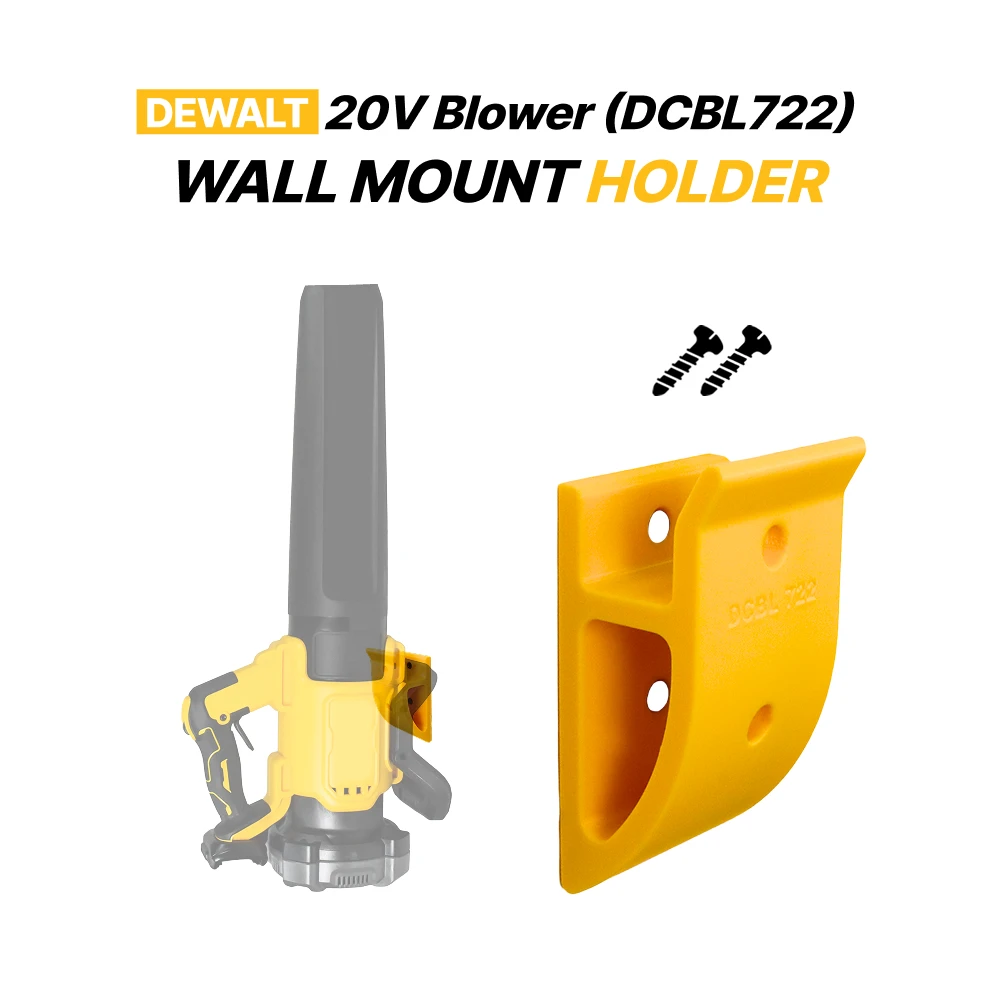 

Wall Mount Holder Compatible with DEWALT 20V Blower DCBL722 Blower Wall Hanger for Tool Organization