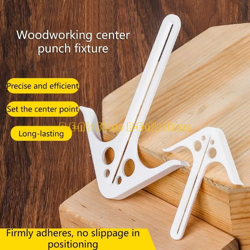 Y1AD Lightweight ABS Center Locator Positioning Device Enhancing Accuracy Ergonomic Nonslip Handle For Timber Planks