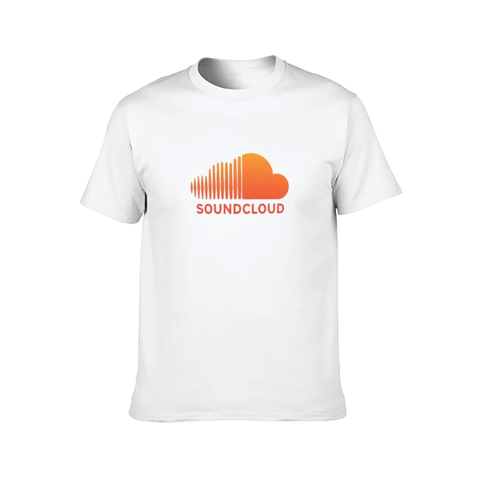 تي شيرت Soundcloud Music تي شيرت للرجال حزمة تي شيرت أبيض رجل قطن تي شيرت