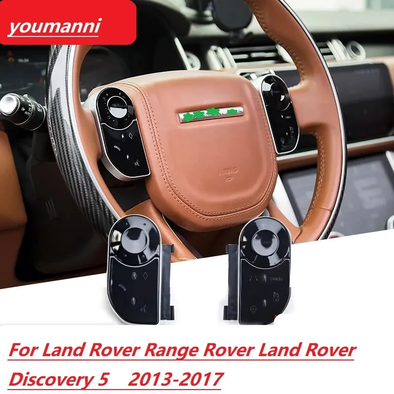 Steering wheel LCD touch buttons For Land Rover Range Rover 2014-2017 Land Rover Discovery 5 2017-2018