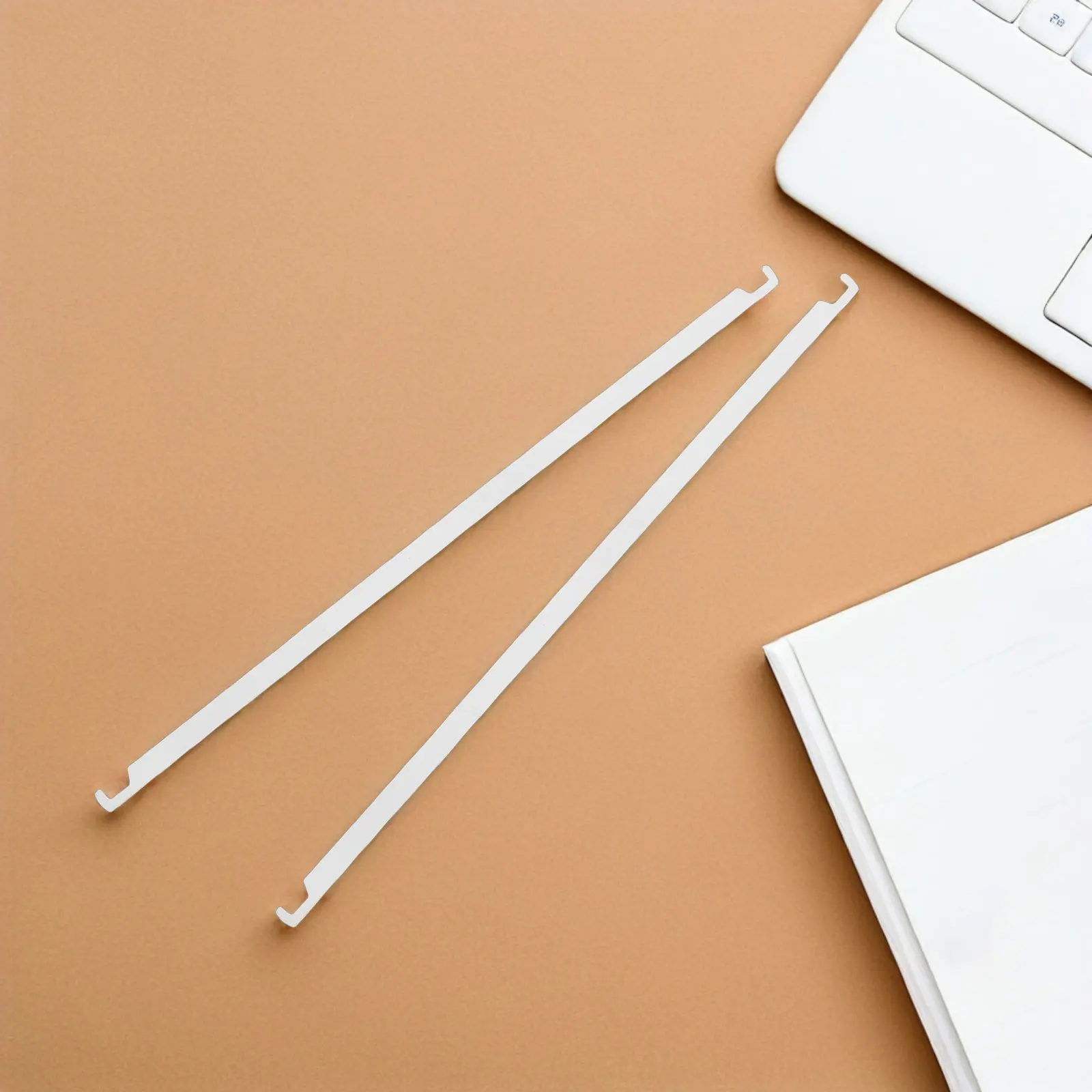 

10Pcs Desk Organizer Metal Bars Heavy Duty File Hanging Rods for Office Filing System Folder Storage Space Optimization Tool