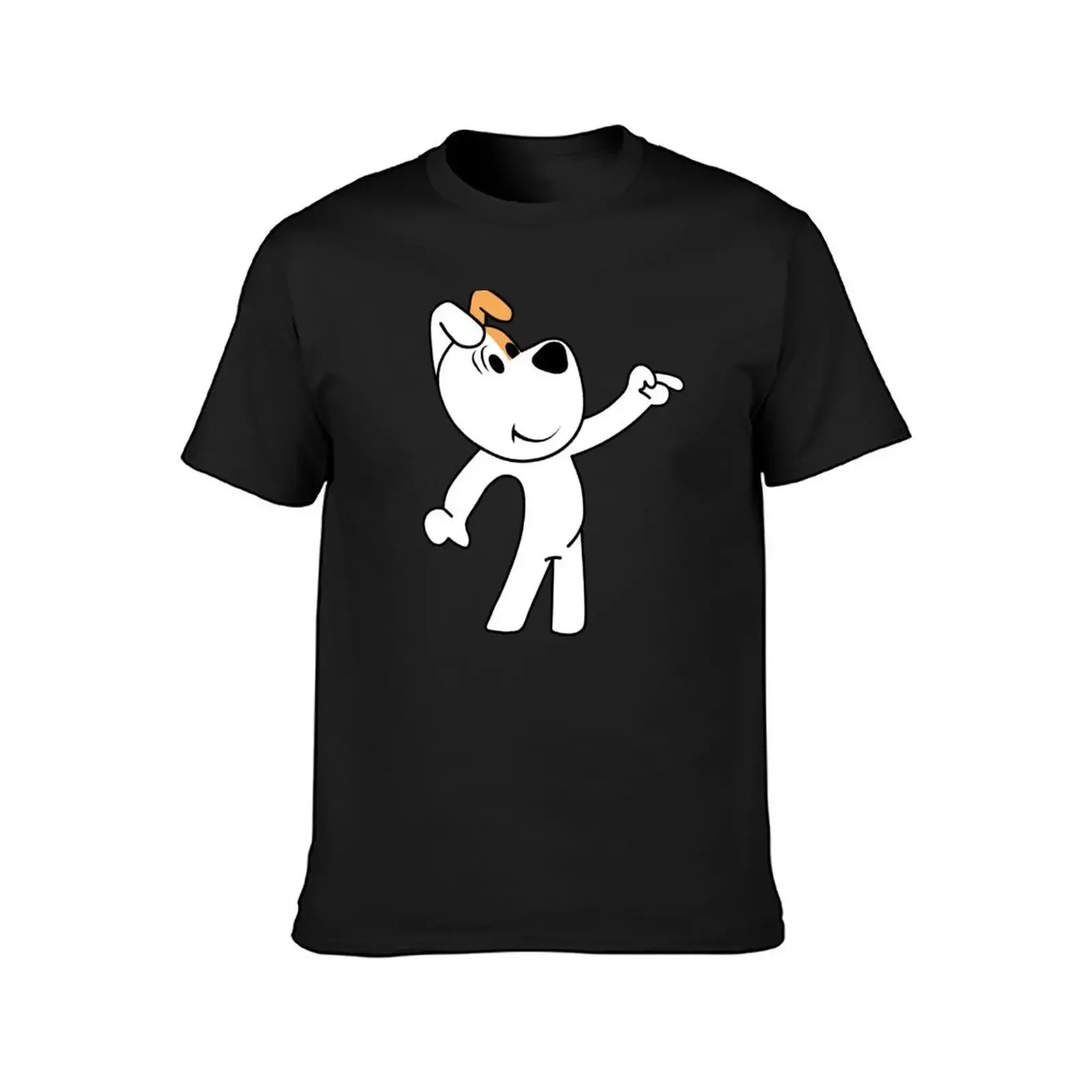 Reksio dog from Bolek and Lolek T-Shirt heavyweights korean fashion blanks customizeds mens clothes