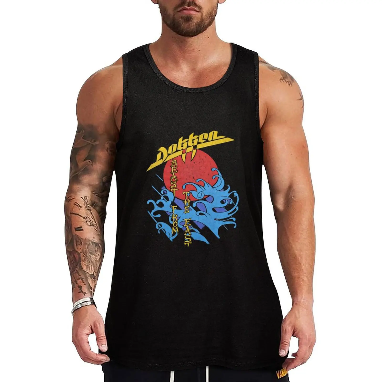 DOKKEN - BAND Tank Top Weekend Camiseta sin mangas informal de corte holgado