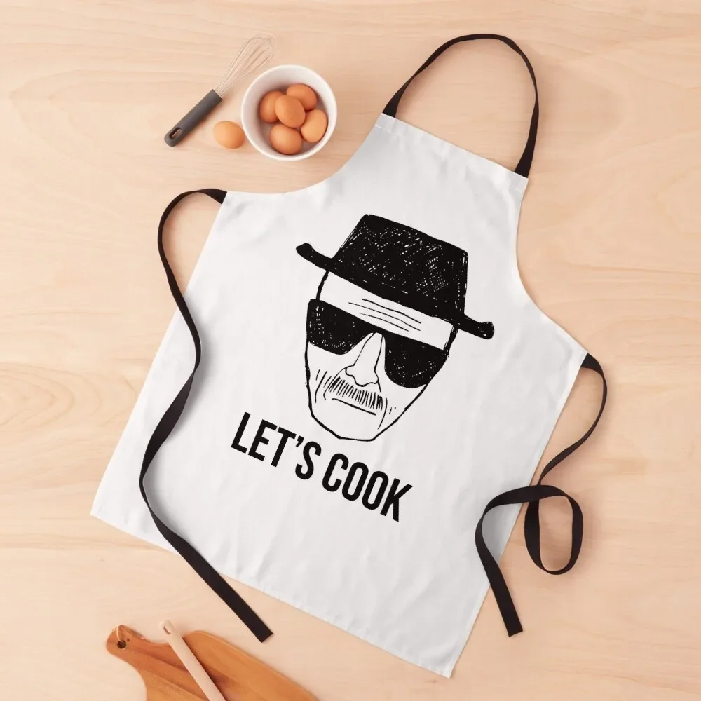 

Walter Let's Cook - Breaking Film Bad Apron Kitchen For Man Ladies Home Cleaning Kitchen And Home Items Apron