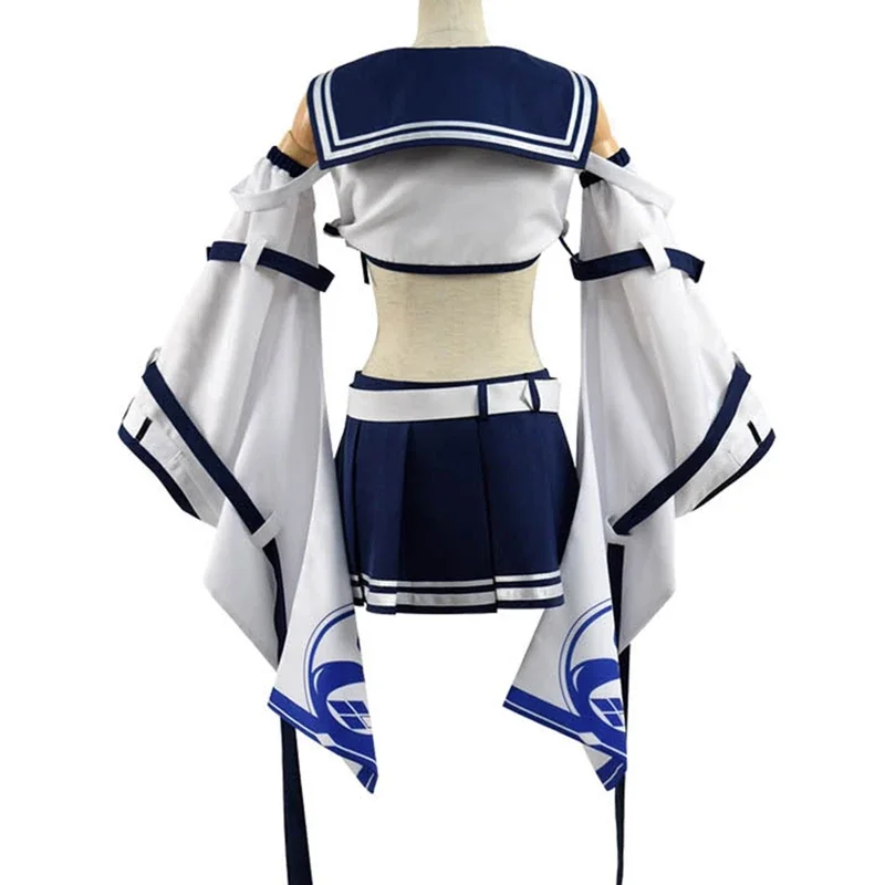 Costume cosplay unisex anime cos IJN Ayanami, abiti uniformi natalizi di Halloween