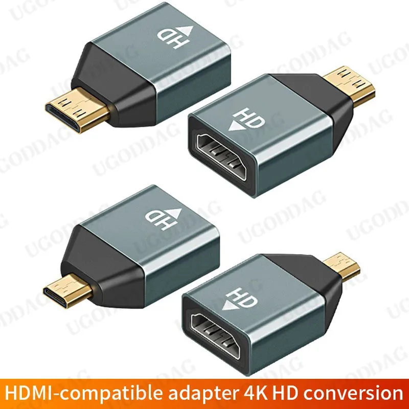 Konwerter 4K 60HZ Mini Micro HDMI do laptopa Karta graficzna Kamera Monitor TV Adapter HD Transmisja audio-wideo