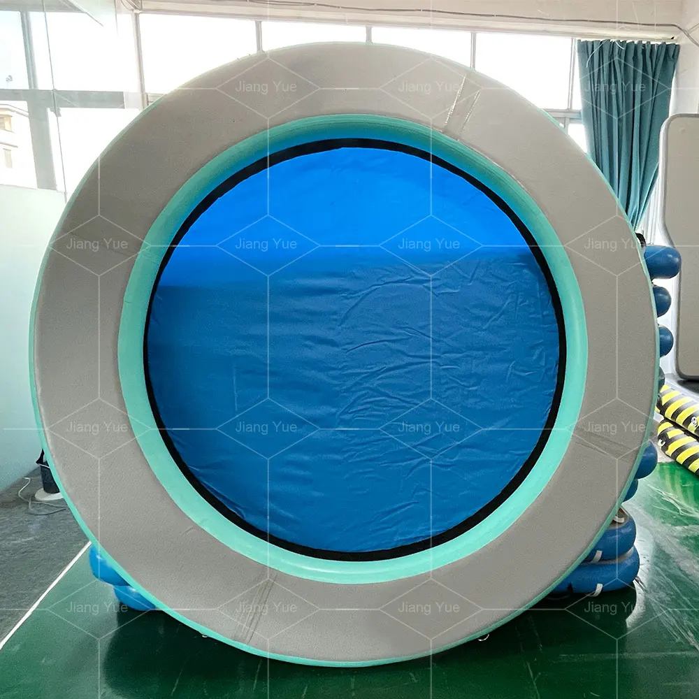 

Custom Durable DWF Inflatable Ring Water Hammock for Pool Sea or Lake With Net and Cup Holders Water Play Equipment