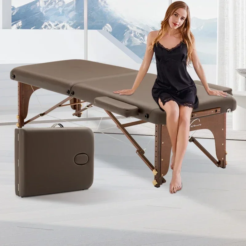 プロのポータブルマッサージストレッチャー折りたたみベッド美的美容ソファスパストレッチャーMobiliarioパラサロンデベレーザ