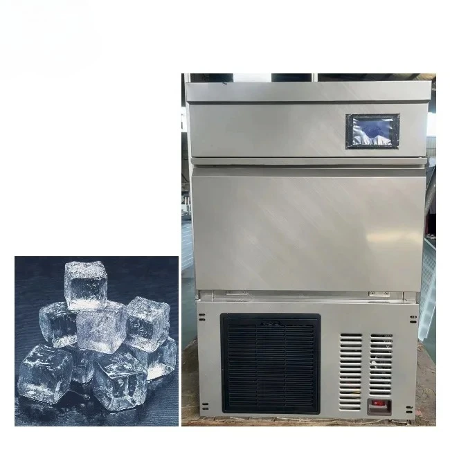 Automatic Commercial Cylinder Ice Maker PL‑40, Ice‑Making Machine for Milk‑Tea, Coffee Shop & Bar