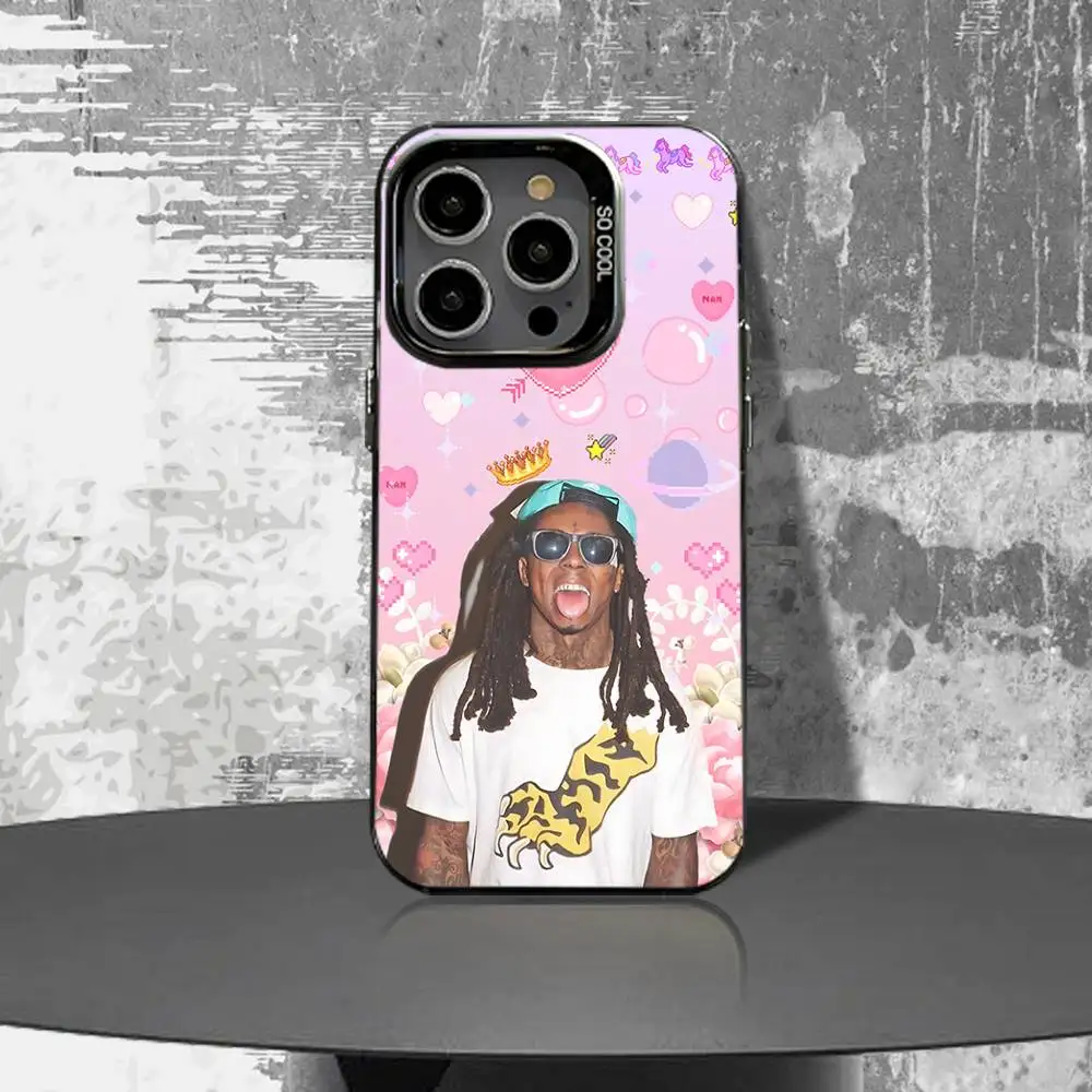 حافظة هاتف L-Lil W-Wayne Tha Carter VI لهاتف iPhone 16,15,14,13,12,11,Pro,XS,Max,Plus,Mini,SE4,E غطاء أسود غير لامع مقاوم للصدمات #4