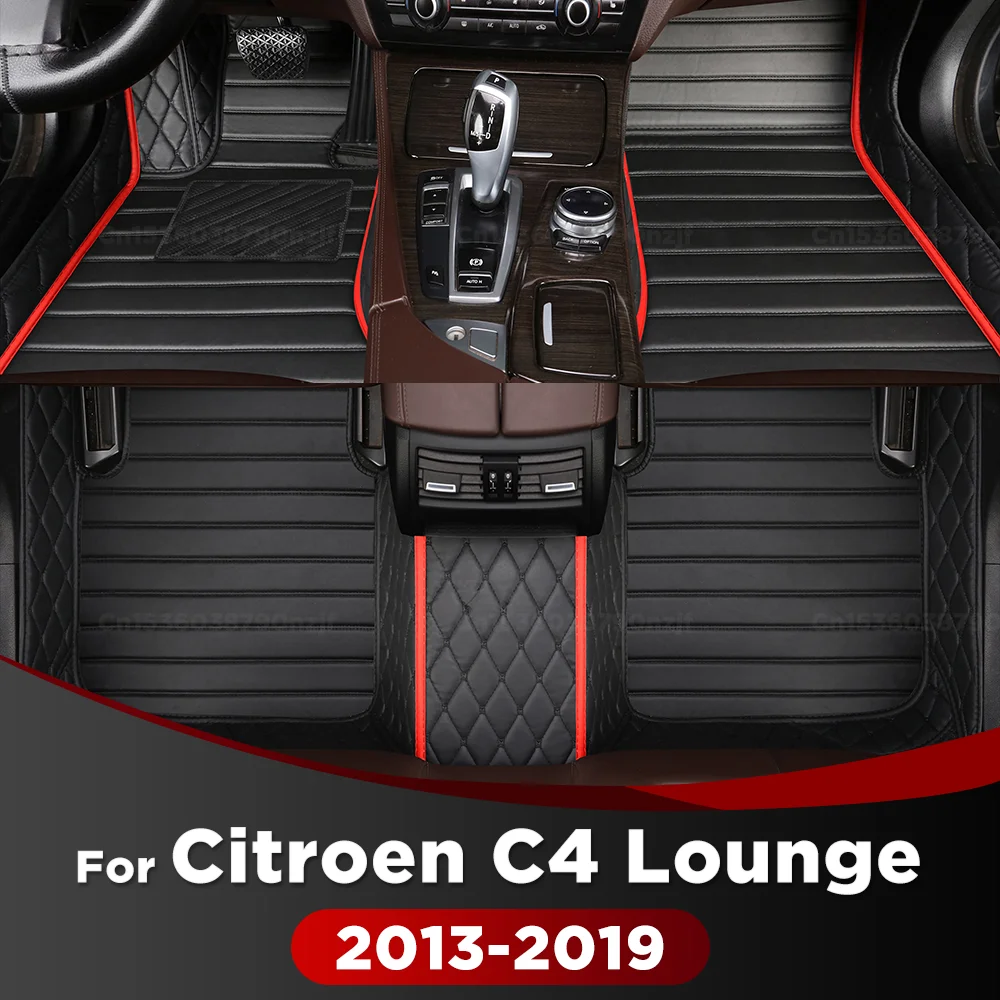 

Автомобильные коврики для Citroen C4 Lounge 2013-2019 18 17 16 15 14 Автоматические подушечки для ног Всепогодные коврики Полный комплект автомобилей