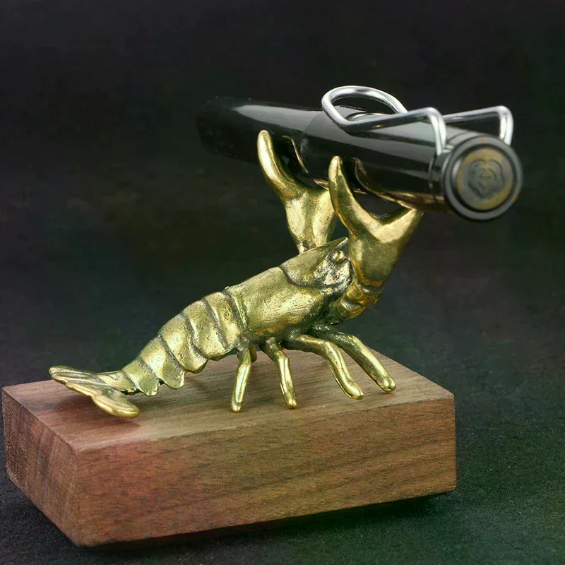 真鍮製のカニの置物、アンティーク調の動物モチーフのペン立て、 - Vintage Collectible Pens のレビューと価格