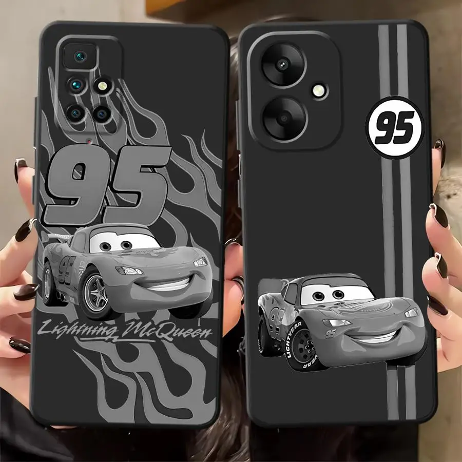 حافظة لهاتف شاومي ريدمي 9T K40 K50 Gaming 9A 9C 12 A5 13C A1 A2 Plus 10 12C K60 غطاء هاتف خلفي ناعم كول لايتنينج ماكوين