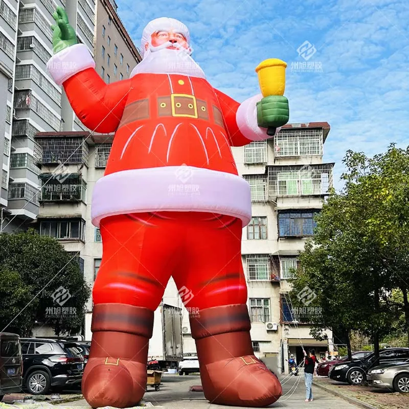 Giant Inflatable Santa Claus Outdoor Shopping Mall Holiday Decoration Inflatable Advertising Decoration