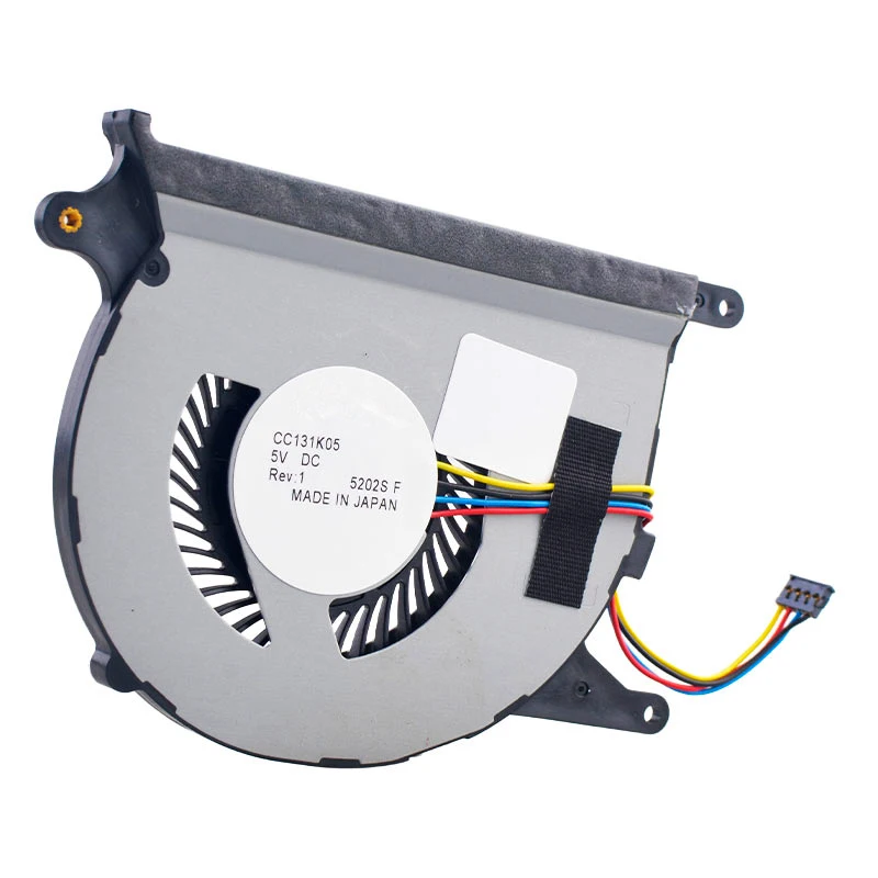 CC131K05 DC5V 4-Pin Ultra Thin Cooling Fan 4mm Thickness 6mm Air Outlet Quiet Cooler For Laptop Tablet
