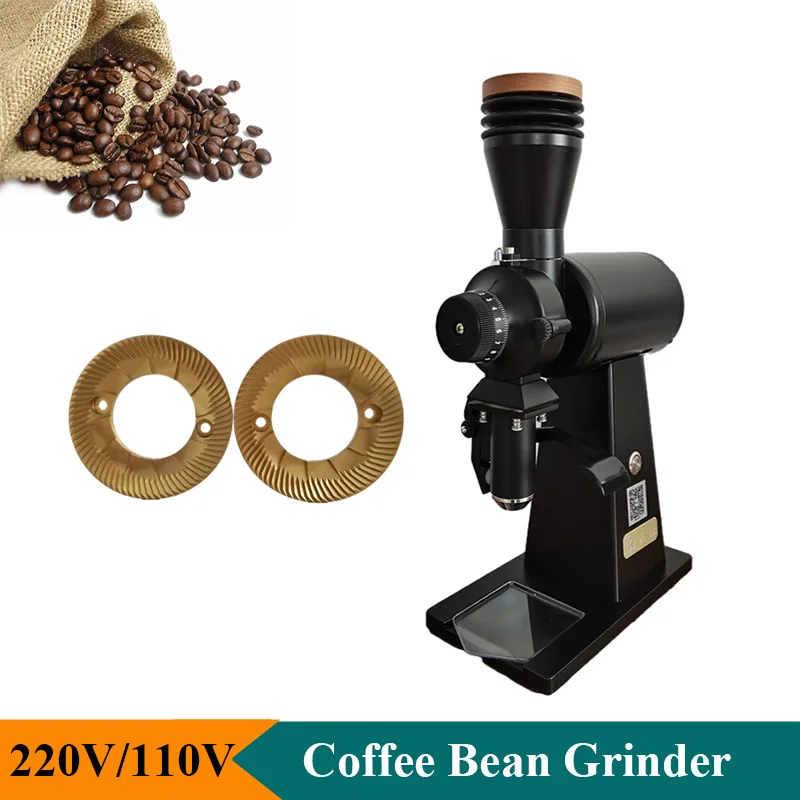 

Electric 110V 220V Coffee Bean Grinder Machine 90mm Burr Espresso SOE Pour off Coffee Grinding Machine Commercial or Household