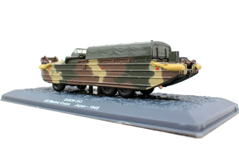 1 / 72 1945 American dukw-353 amphibious transport ship  Amphibious combat vehicle model  Alloy simulation collection