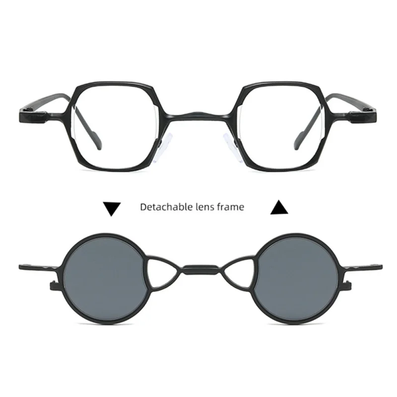 Designer Steampunk Sunglasses Men Women Unique Punk Glasses HIp Hop Future Detachable Lens Street Uv400 Sun Shades