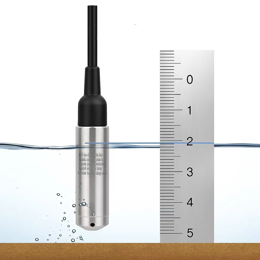 0-5M Measuring Range 4-20mA Submersible Water Pressure Tank Level Sensor Piezometer