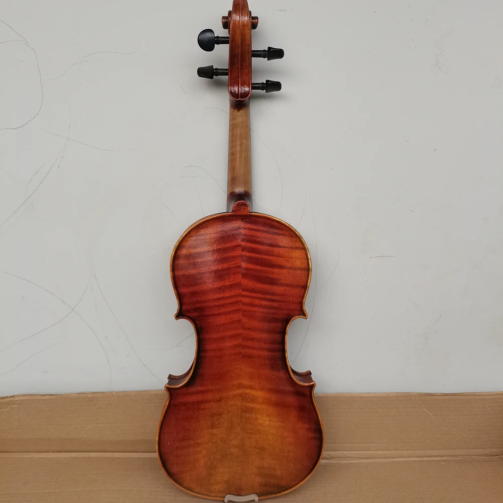 Stradivarius 1716 Handmade Violin 4/4 Reddish brown Italian retro Oil varnish Maple Violin professional Musical Instruments