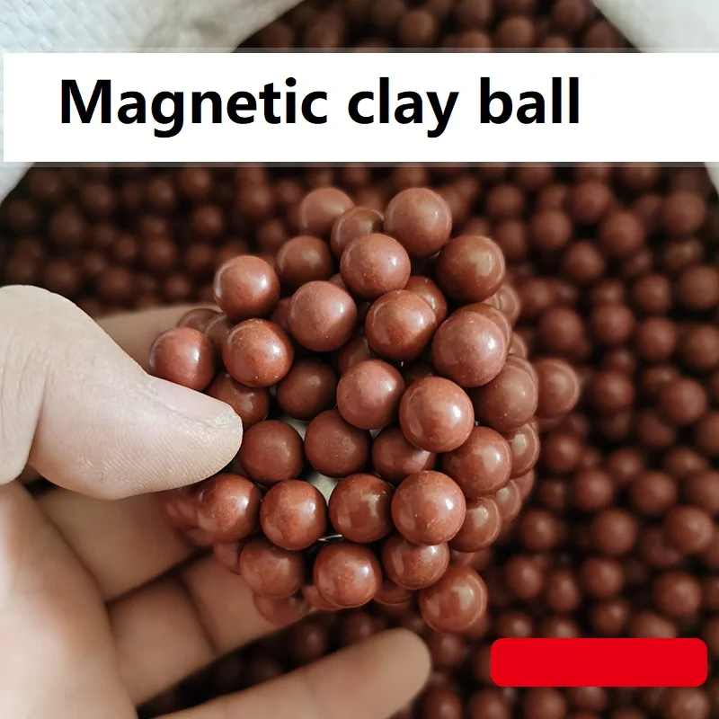 Weighted magnetic clay pill pellet safety clay ball with iron powder Slingshot bullet Catapult  9mm10mm