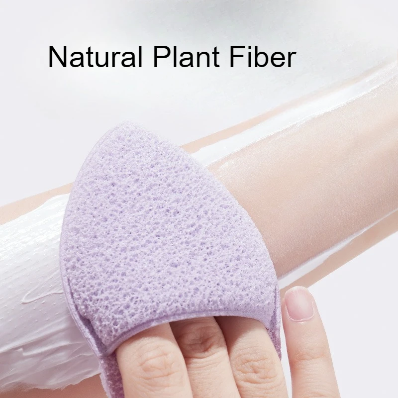 1Pc Natuurlijke Exfoliërende Gezicht Wassen Reiniging Bladerdeeg Flutter Sponzen Diepe Remover Om Hoofdband Cosmetische Sponzen Facial Clean Tool nieuwe