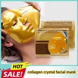 1 Pcs Collagen Crystal Facial Mask Hydrogel Gold Facial Mask Collagen Mask for Face Beauty Face Masks