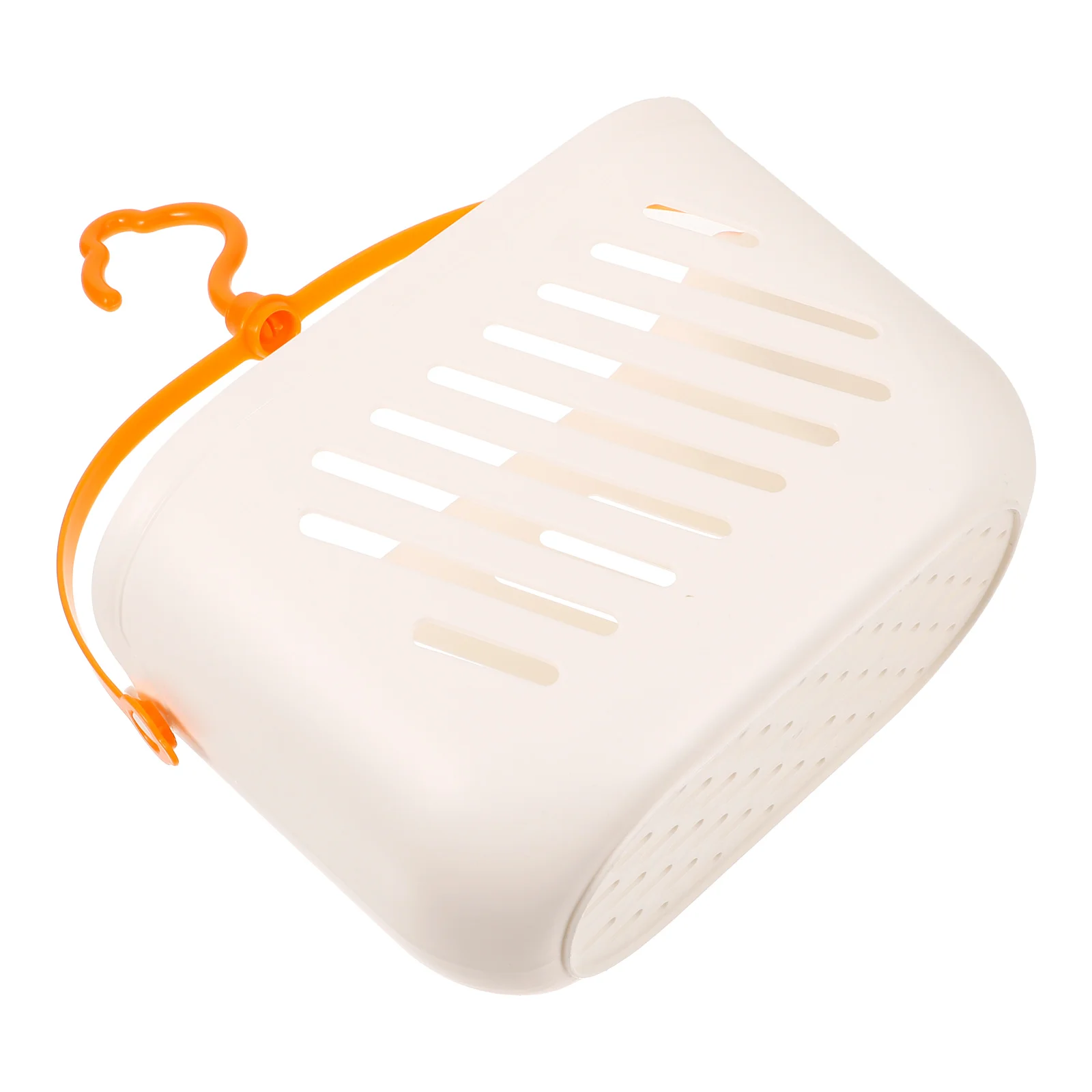 

Hanging Storage Basket with Hook Plastic Waterproof Rustproof Shower Caddy for Bathroom Kitchen Small Spaces Organized Tidy