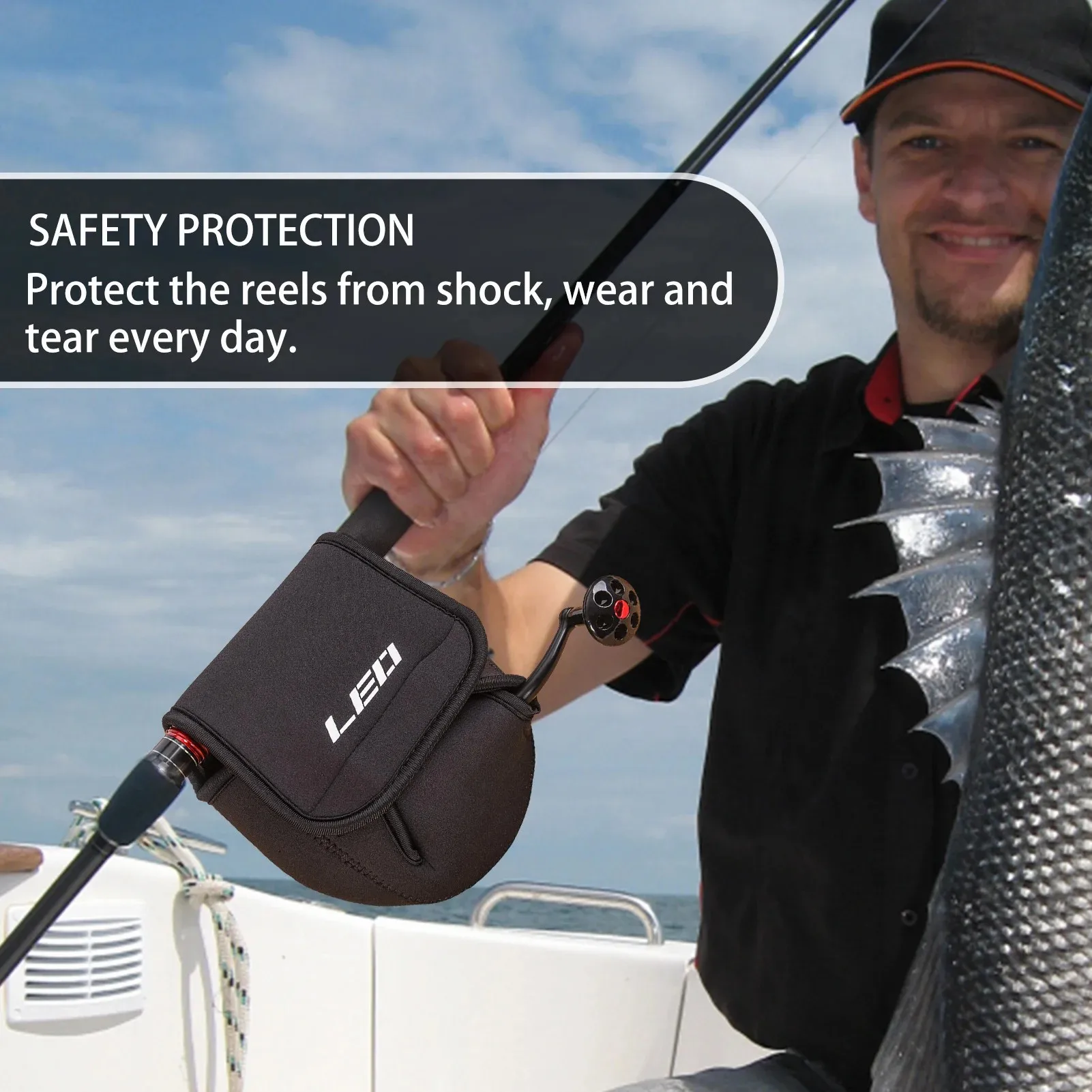 

Fishing Reel Cover Bag Baitcasting Trolling Protective Case Spinning Wheel Pouch
