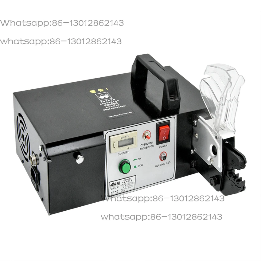 EM-6B2 EM-6B1 0.25-10mm2 Automatic Electrical Terminal Crimping Tools with Exchangeable Die Sets Electric Crimper 110V 220V