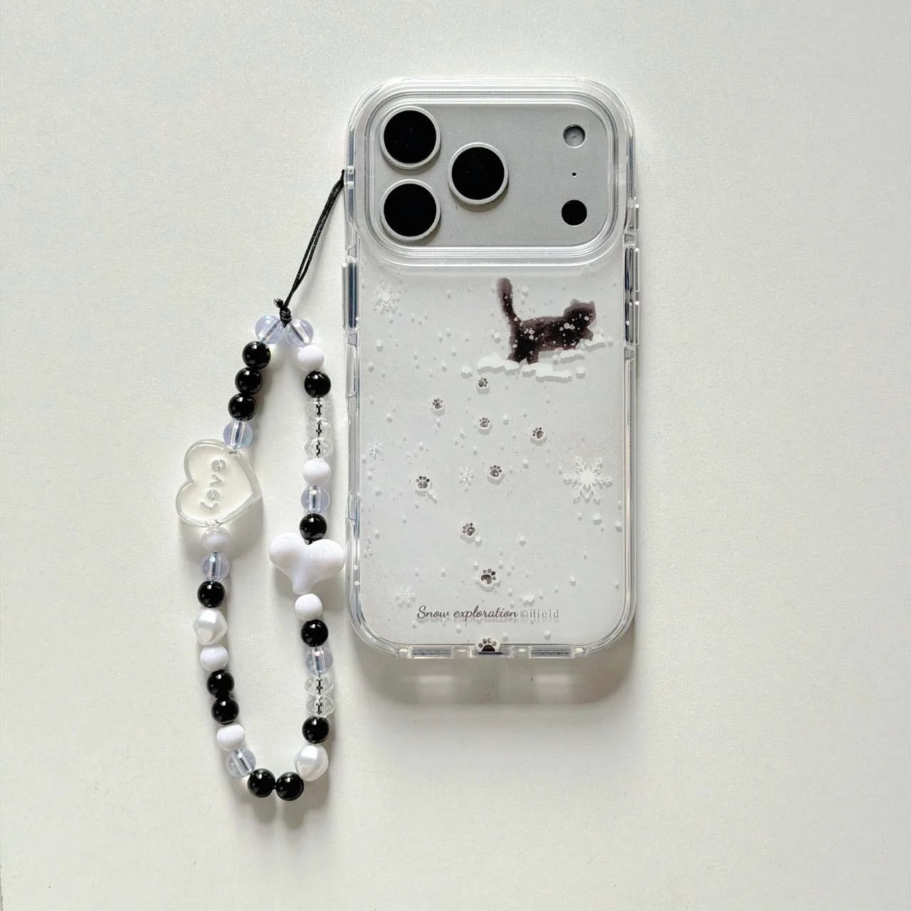 Чехол для телефона «Счастливое Рождество» с милым котом, снежинкой imd, чехол-браслет для iphone 13 15 14 pro max 16 17 pro max capa