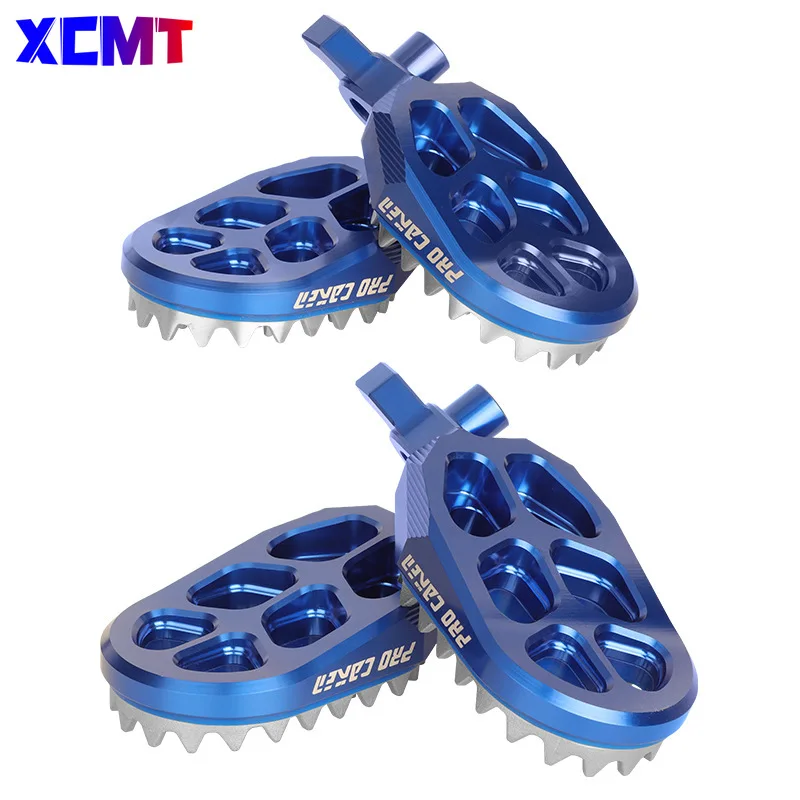 For Yamaha YZ450F 2023 Motorcycle double-layer extended CNC anti slip aluminum alloy pedal