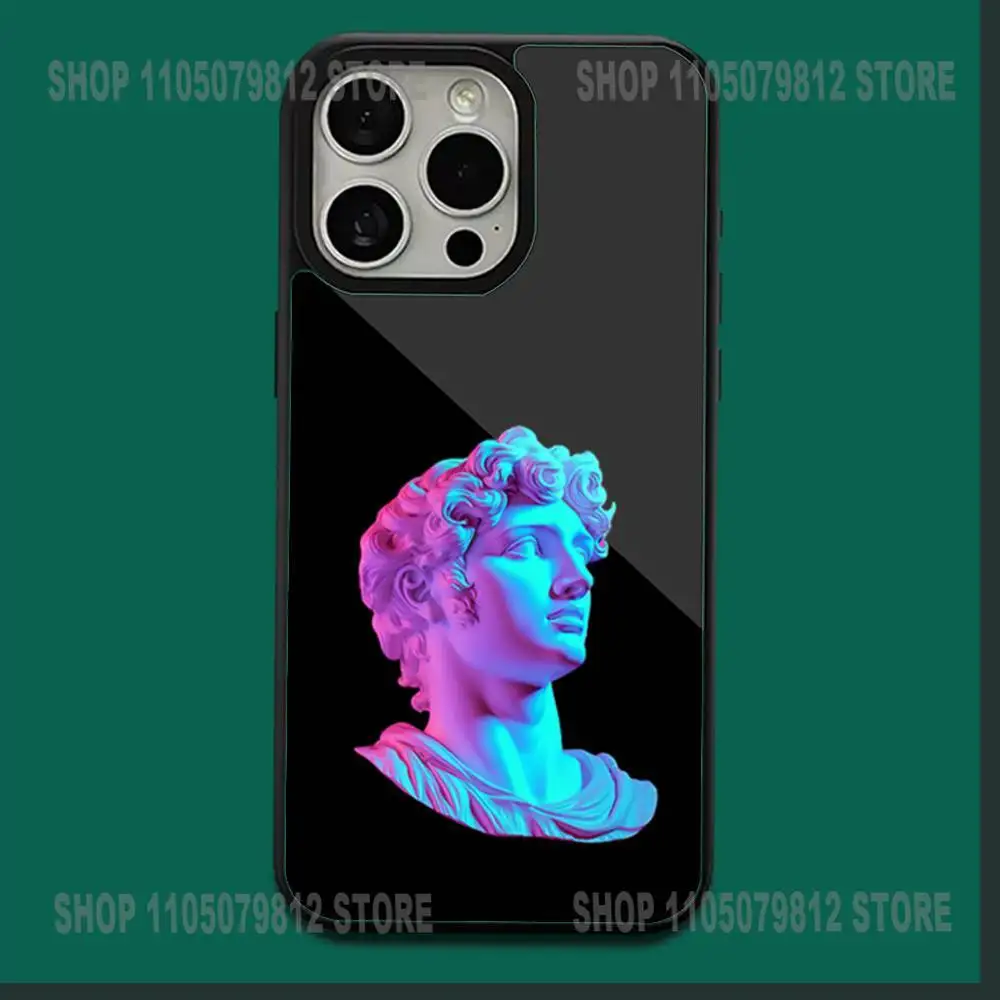 Art Aesthetic Statue of David Phone Case For iPhone 17,16,15,14,13,12,11,Plus,Pro,Max,Mini Magesafe Magnetic Wireless Charge