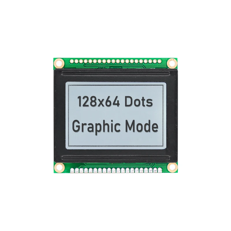 128x64 DOTS LCD modul 5V layar biru module Graphic Dots modul LCD KS0107