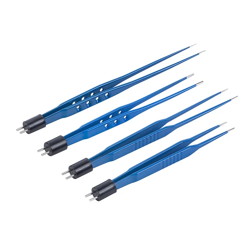 

Cheap US standard straight Reusable electrosur bipolar coagulation forceps high frequency Diathermy Machine Bipolar Forceps