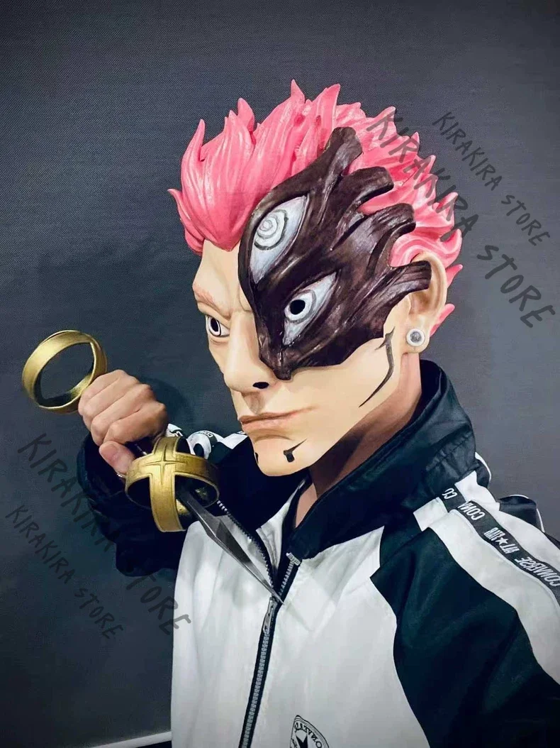 Jujutsu Kaisen Ryomen Sukuna Cosplay Face Mask Props Headwear Game Role-playing 3D Printing Headdress Equipment Comic Exhibition