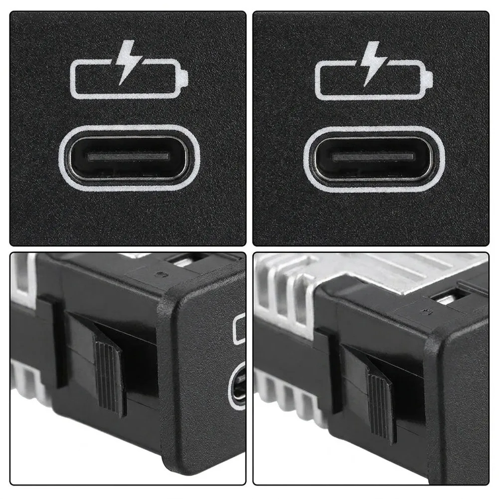 For BMW For 3 Series Dual Port Socket 841087119For 38 for G20 For G21 2019 2020 2021 Vehicle Electrical Upgrade