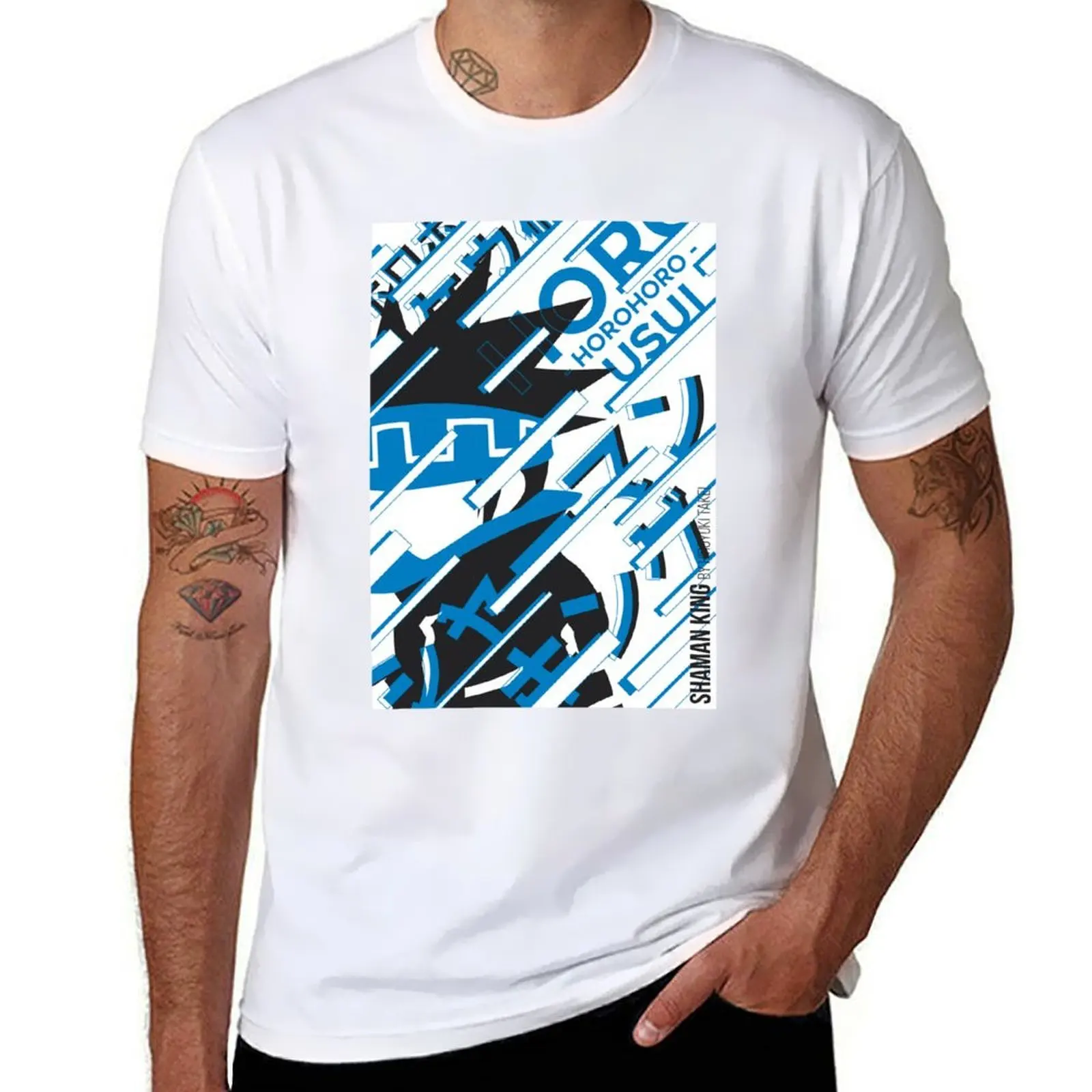 

Horohoro - Shaman King T-Shirt t shirts for man cotton soft t shirt for man 100 percent cotton T-shirt