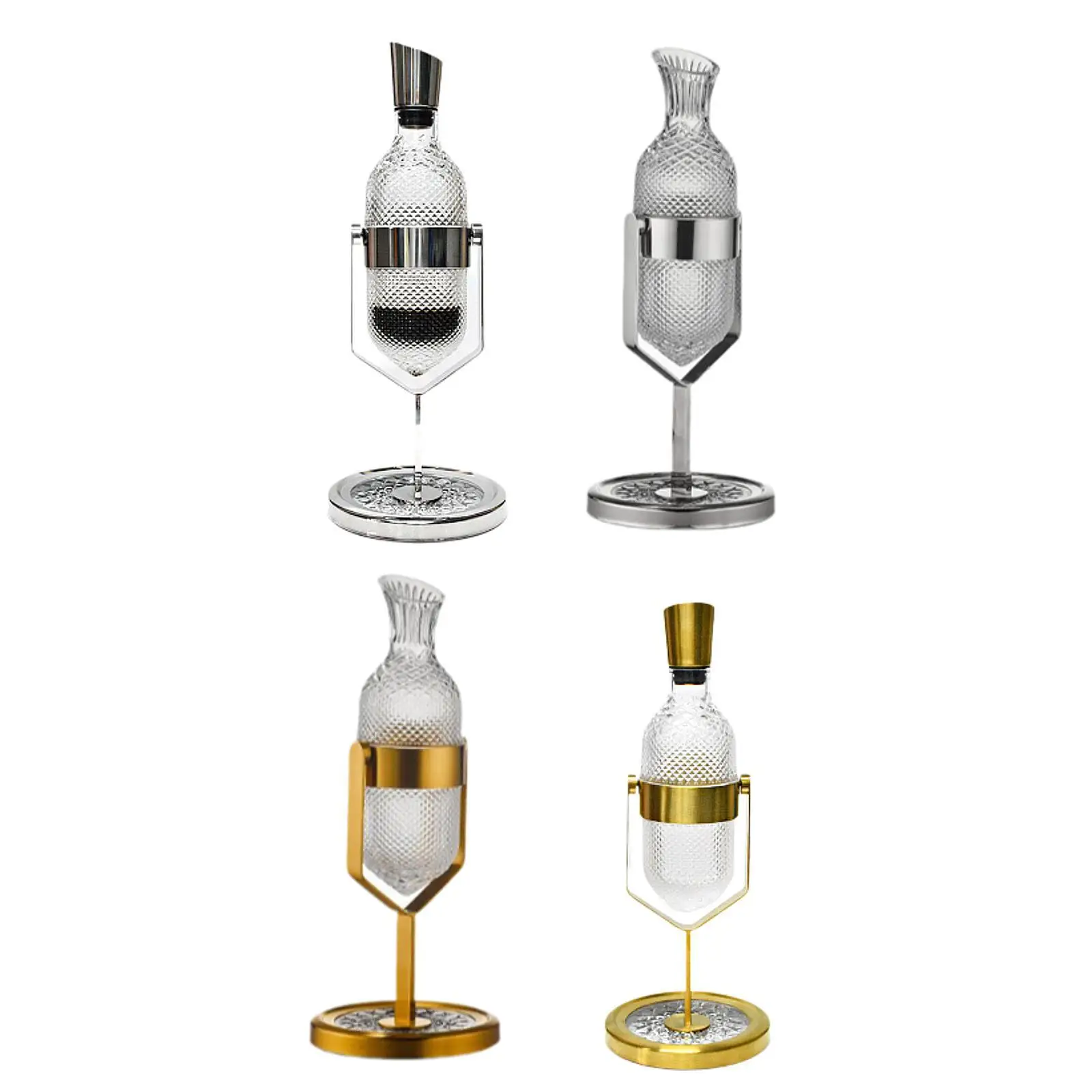 Decantador de Vino y Whisky, Dispensador de Licor de 1500ml, Aireador de Vino, Garrafa para Aniversarios, Hogar y Comedor