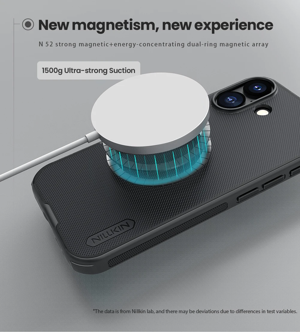 Für iPhone 17 Hülle NILLKIN Passgenaue Hülle Magnetische Super Frosted Shield Matte PC-Abdeckung für iPhone 17 – Detail 10