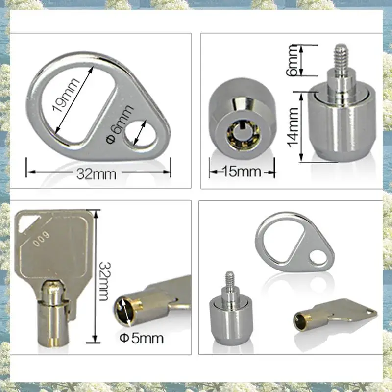 New-2X เดสก์ท็อปคอมพิวเตอร์ล็อคคอมพิวเตอร์กรณีล็อค Anti-Theft ล็อคสําหรับ Internet Cafe Office Management ล็อค