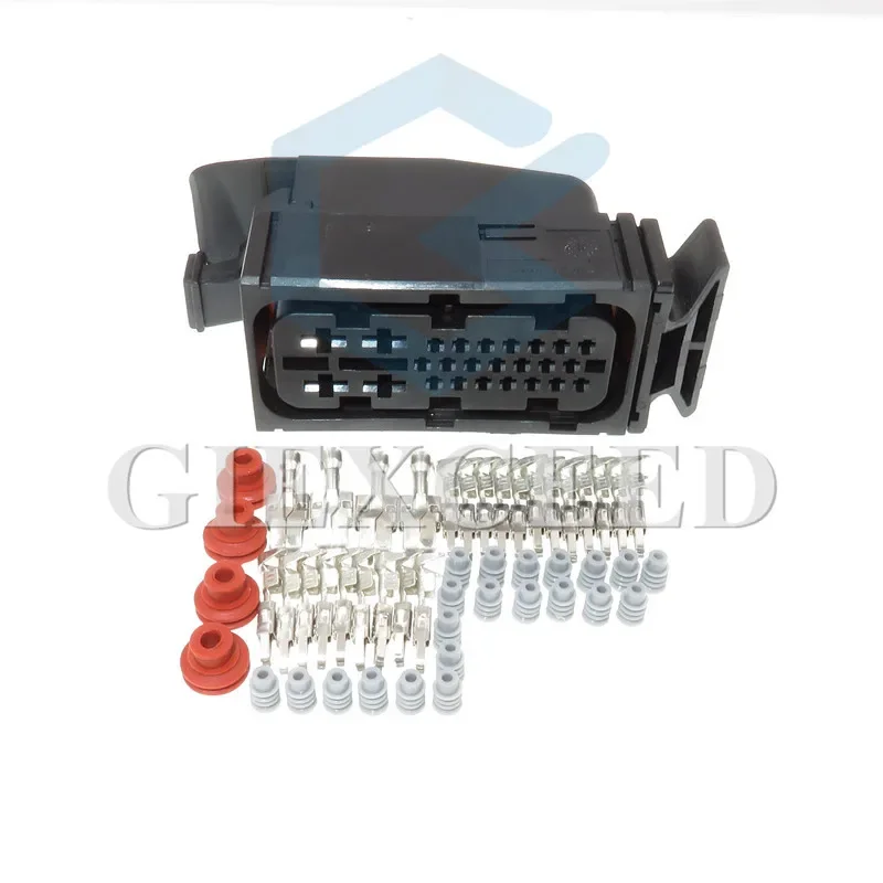 25 Pin 1H0 973 327A Auto Car Engine Gearbox Plug Waterproof Wire Socket AC Assembly Connector 1H0973327A For VW Santana