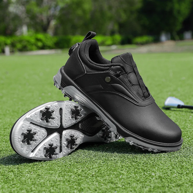 Scarpe da golf professionali da uomo per camminare su erba_voghion.com