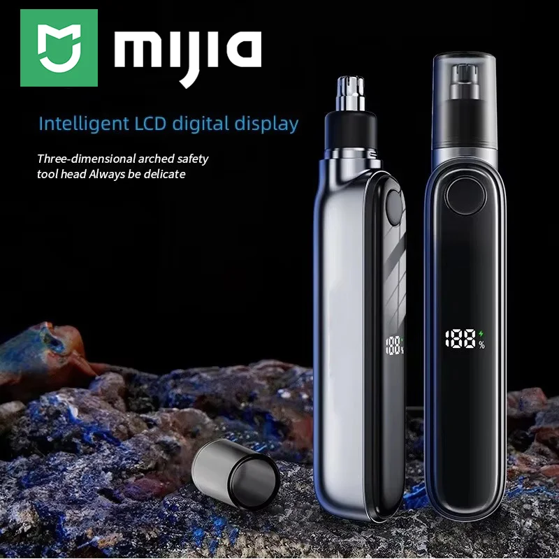 Mijia Electric Nose Hair Trimmer Portable Electric Shaving Men USB Charging Automatic Waterproof Mini